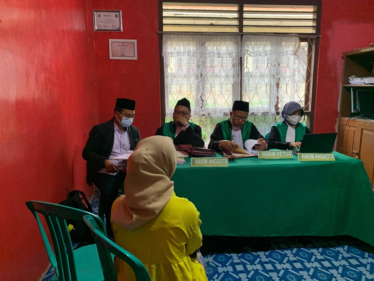 Hadir Di Balai Desa Jatibaru, PA Kalianda Adakan Sidang Diluar Gedung