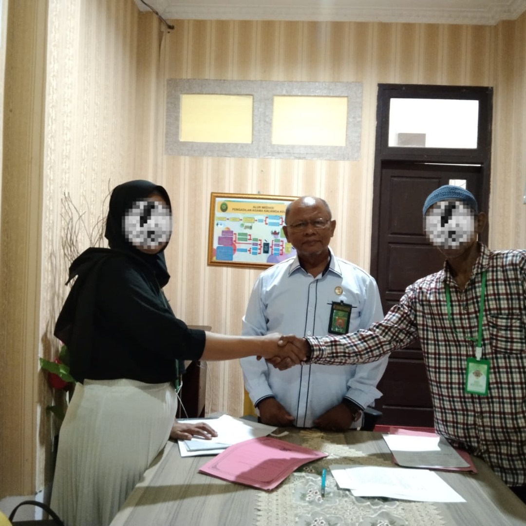 Mediator Non Hakim di Pengadilan Agama Kalianda Kelas 1 B Berhasil Mendamai Dalam Perkara  Cerai Gugat