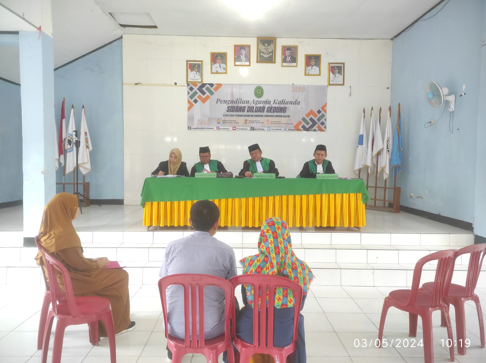 PA Kalianda Sambangi Balai Desa Titiwangi Untuk Bersidang