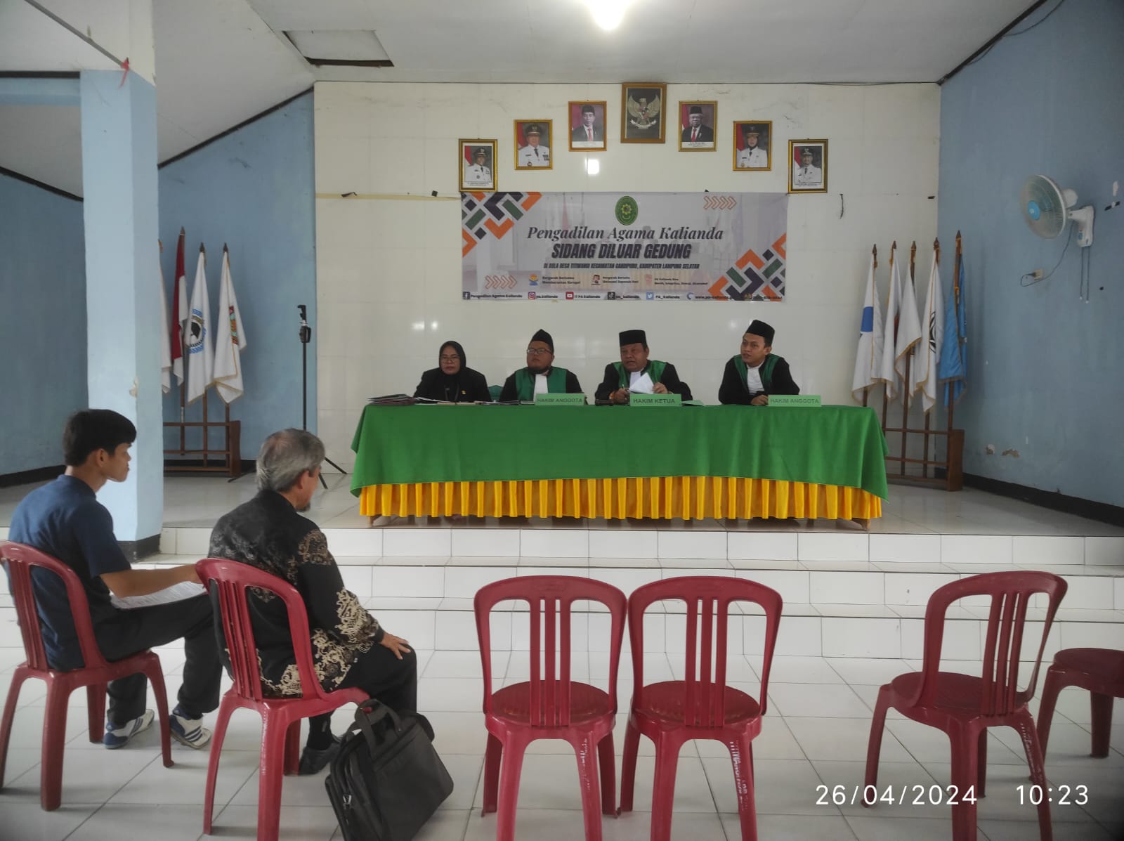 Pengadilan Agama Kalianda Melakukan Sidang Diluar Gedung