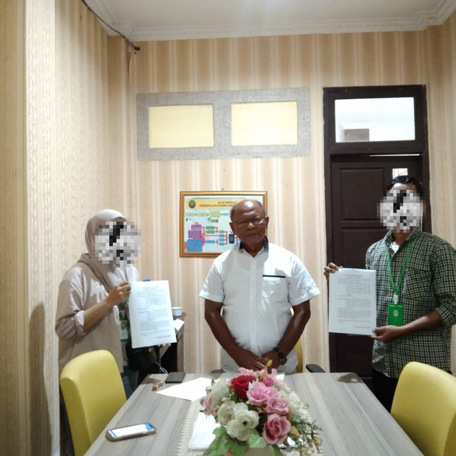 Fasilitasi Penyelesaian Perselisihan Secara Damai, Mediator Non Hakim PA Kalianda Berhasil Damaikan Perkara